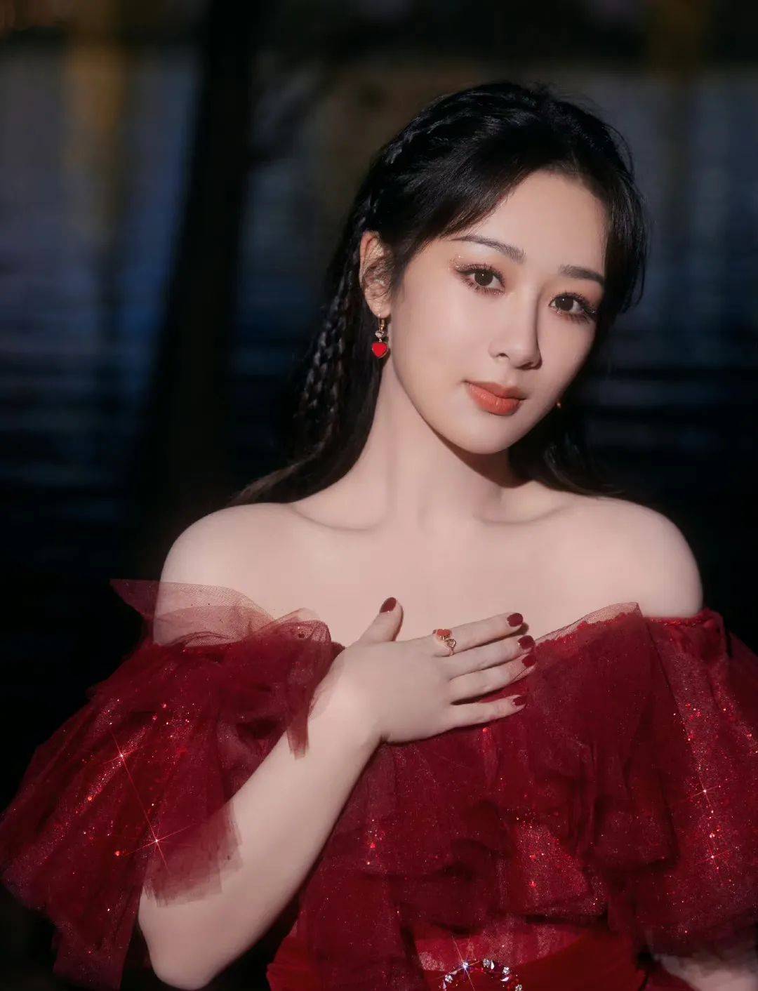 杨紫_头发_头顶