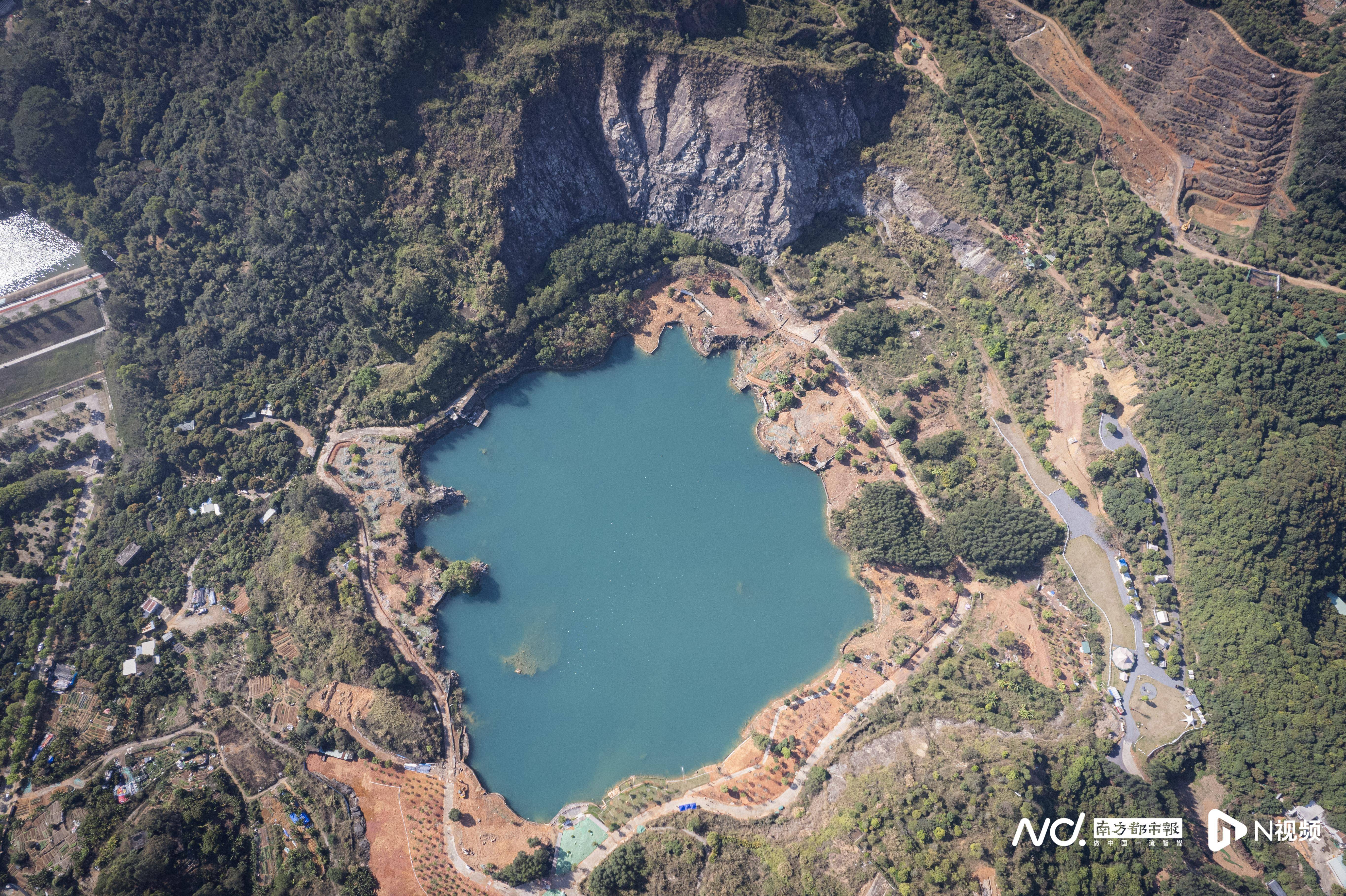 水濂山森林公园矿山生态修复项目预计下个月建成,并对公众开放.
