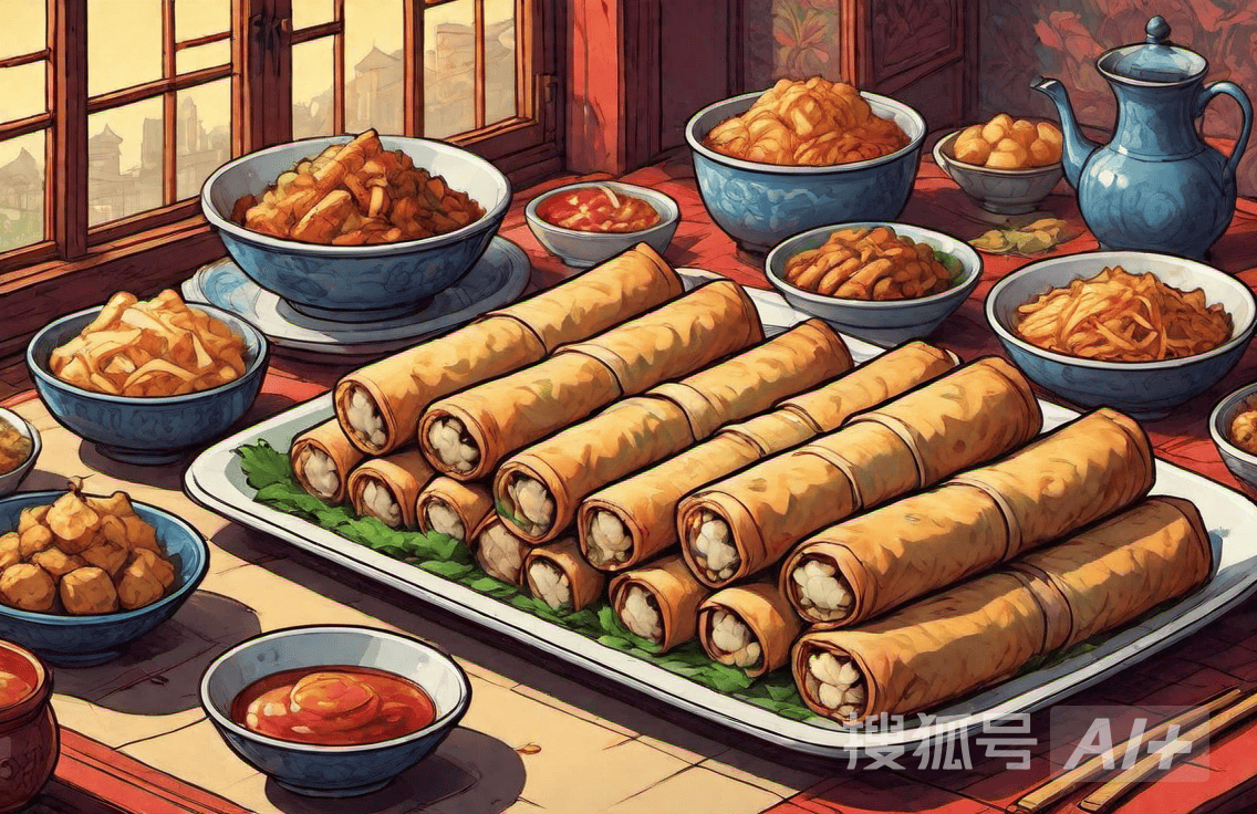 春节的传统美食"炸春卷"的烹饪技巧