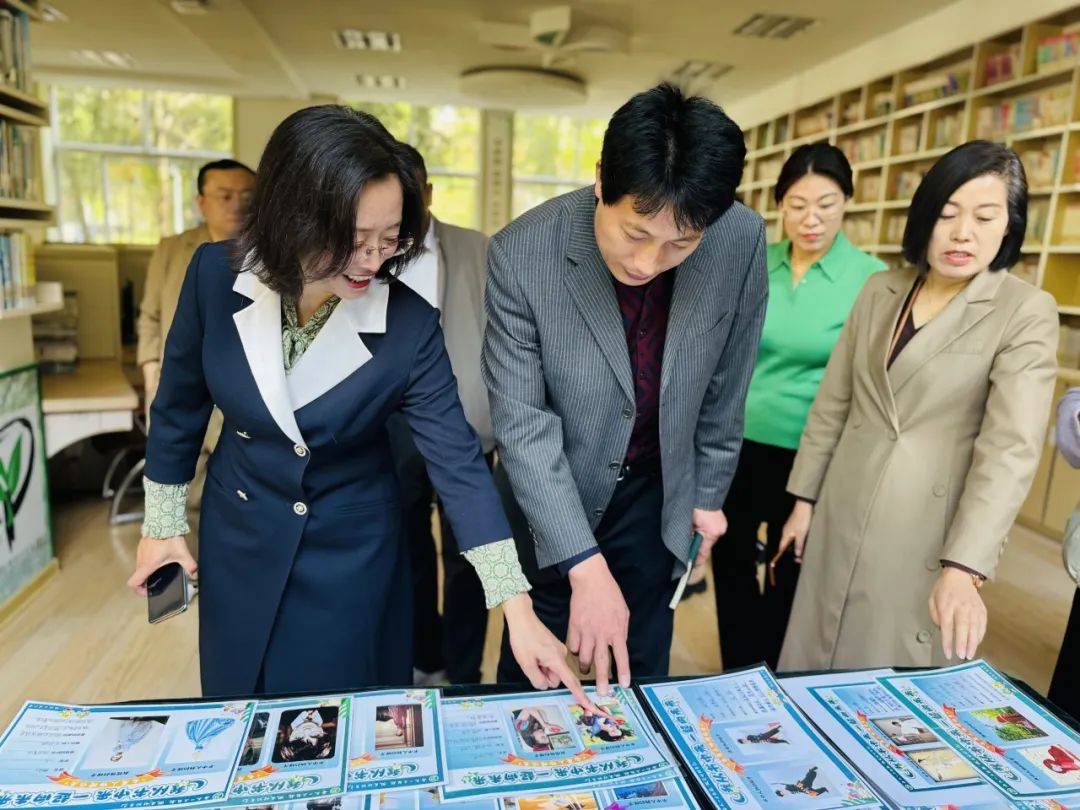 朴园校际交流郯城县第六实验小学考察团来我校参观交流