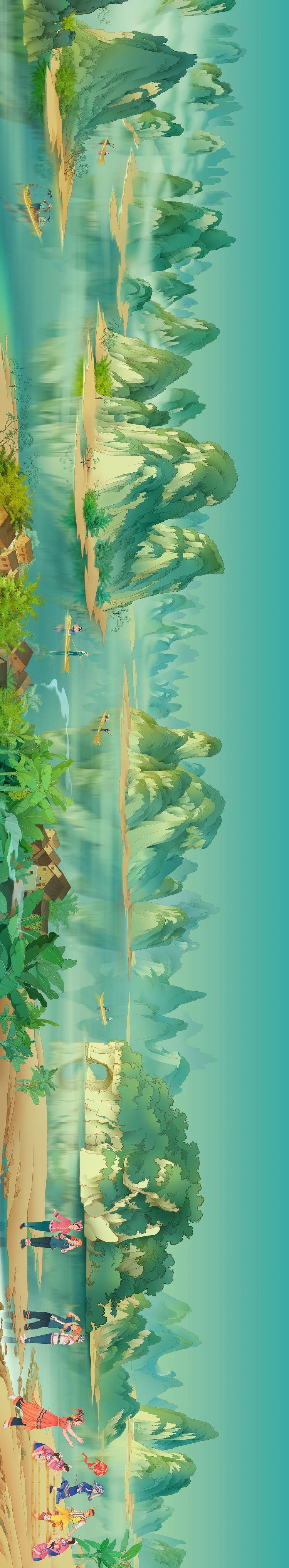 三月三,一起打开《壮美广西》长卷_熊捷_汪丽君_郑琪