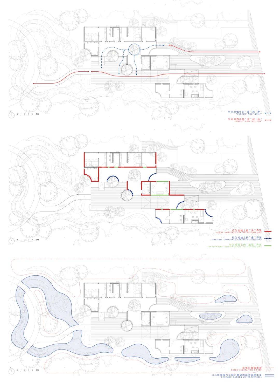 林隐轩空间对偶分析 @via 维亚景观△ 林隐轩立面图 @via 维亚景观