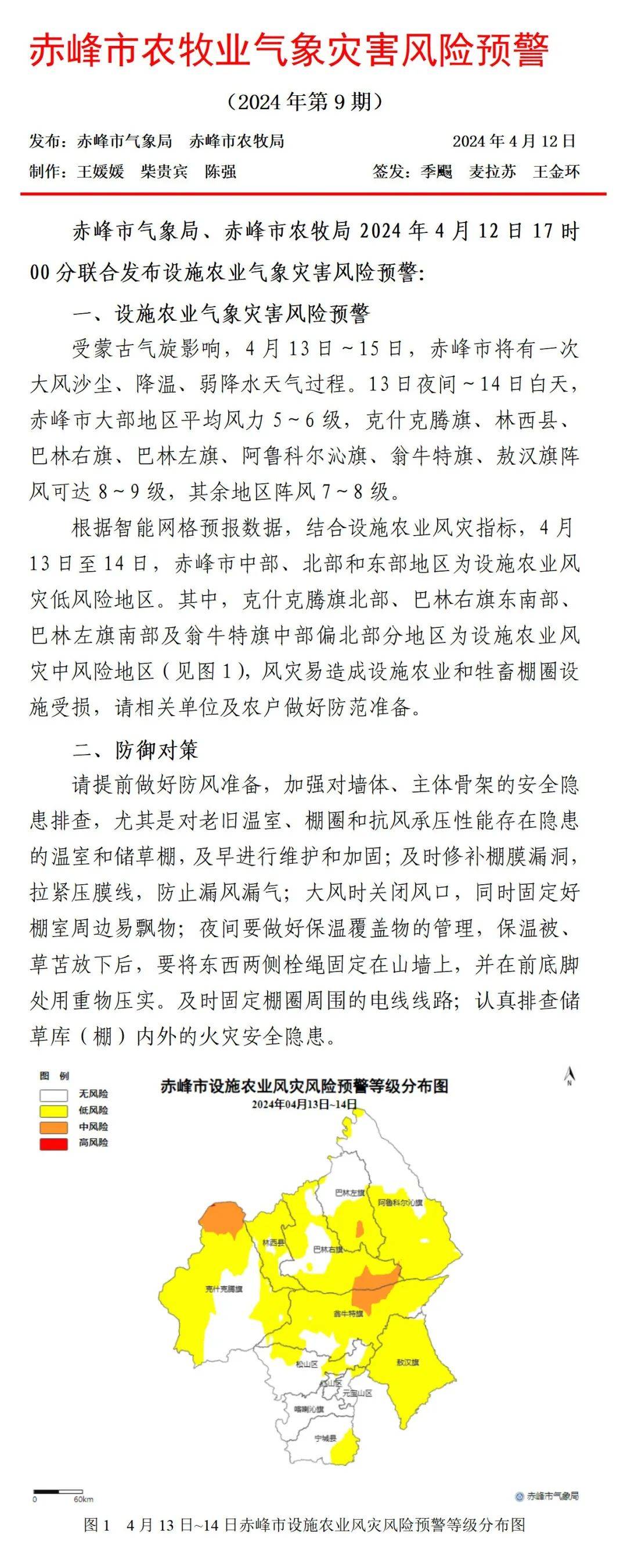 赤峰关于应对大风沙尘、降温等天气的紧急通知!_农牧业_设施_大部地区
