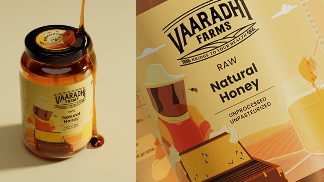 蜂蜜蜂产品电商微商包装设计参考24