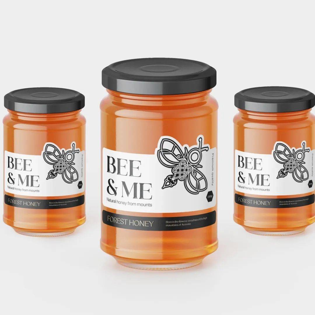 蜂蜜蜂产品电商微商包装设计参考24