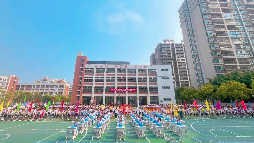 做雅健少年展活力金晖金晖小学举办第五届运动会