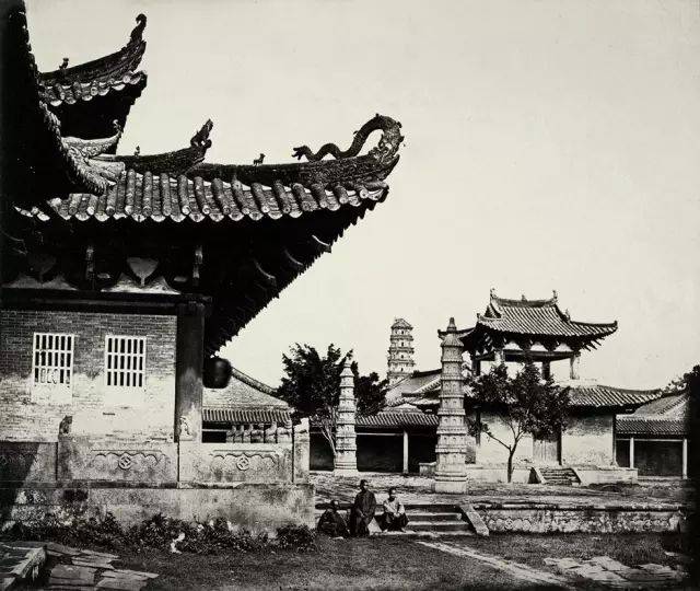 广州番坊中的寺庙,从光孝寺远眺六榕寺广州番坊中的寺庙(一)广州番坊