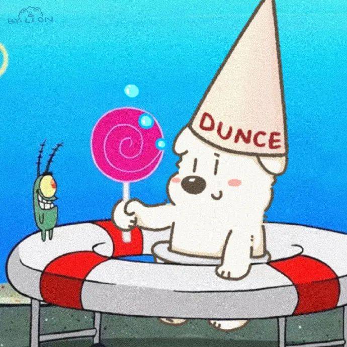 头像丨可爱笨蛋帽帽狗头像