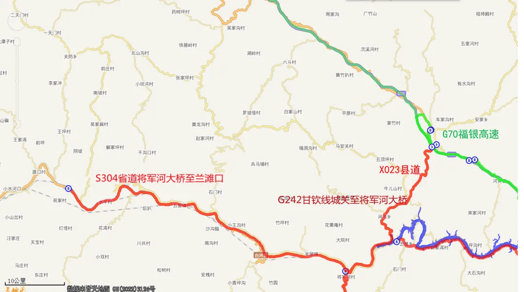 347国道四川线路图图片