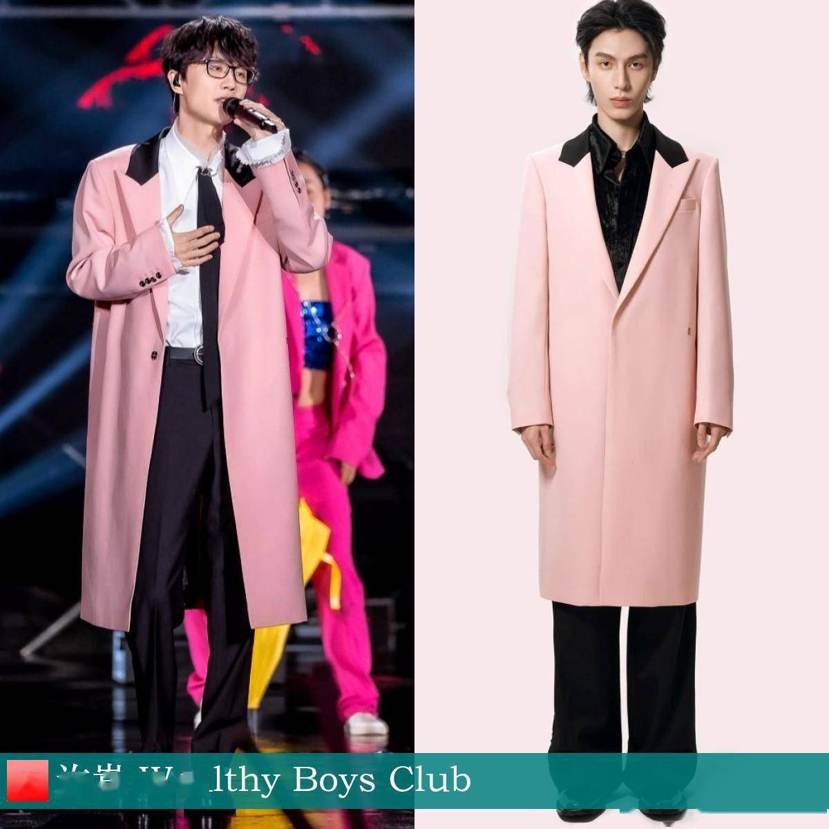 穿得粉嫩嫩的男明星们个个都显得很温柔太好看了