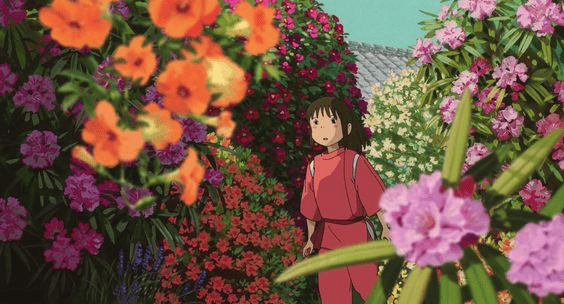 《千与千寻》中的花园设计,不仅体现了日式传统神隐文化的神秘感,更将