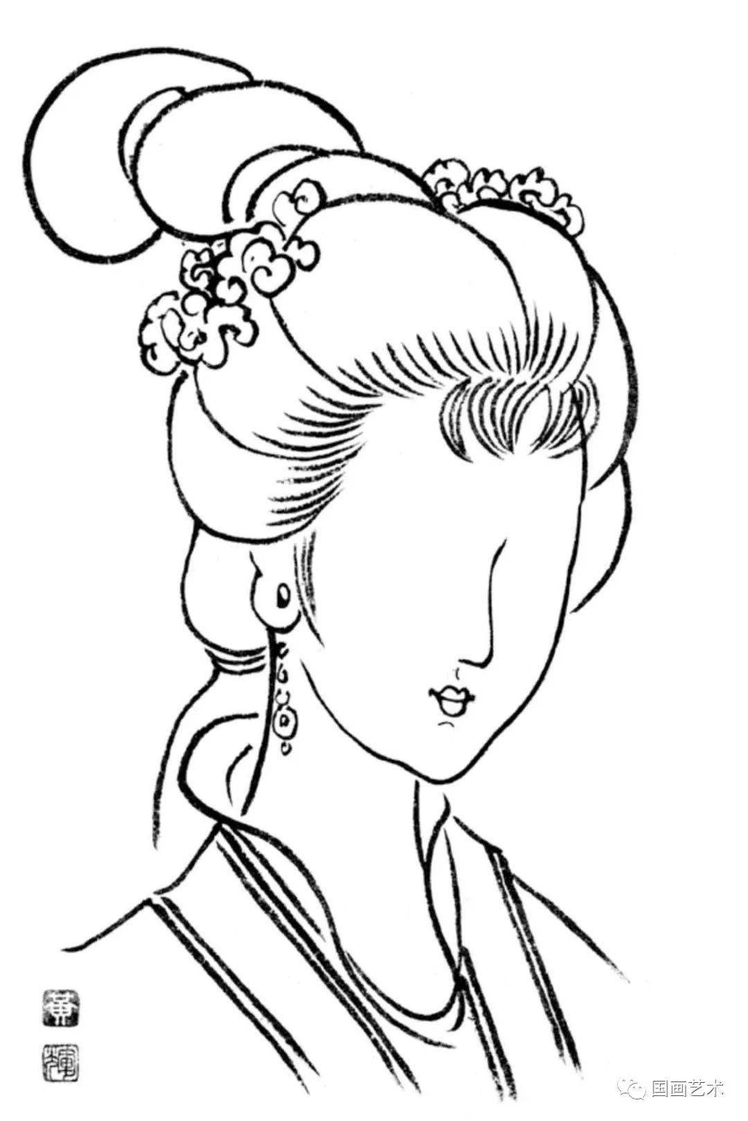 图7 樱桃嘴 直鼻樱桃嘴:形似樱桃,小而圆润,上唇双弧分形,下唇单弧接