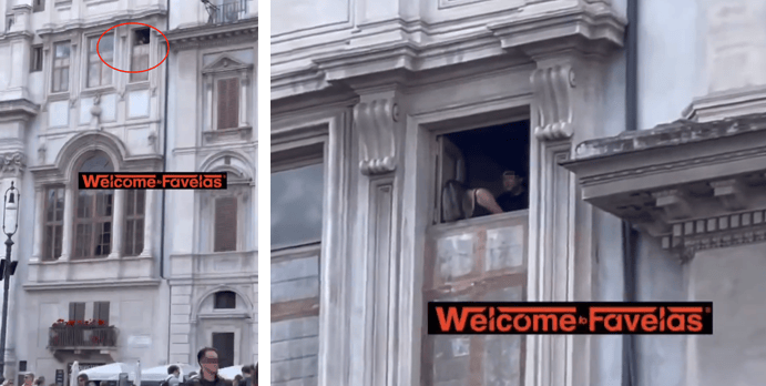 【意·热点】逆天!情侣在罗马市中心广场当众"啪啪"