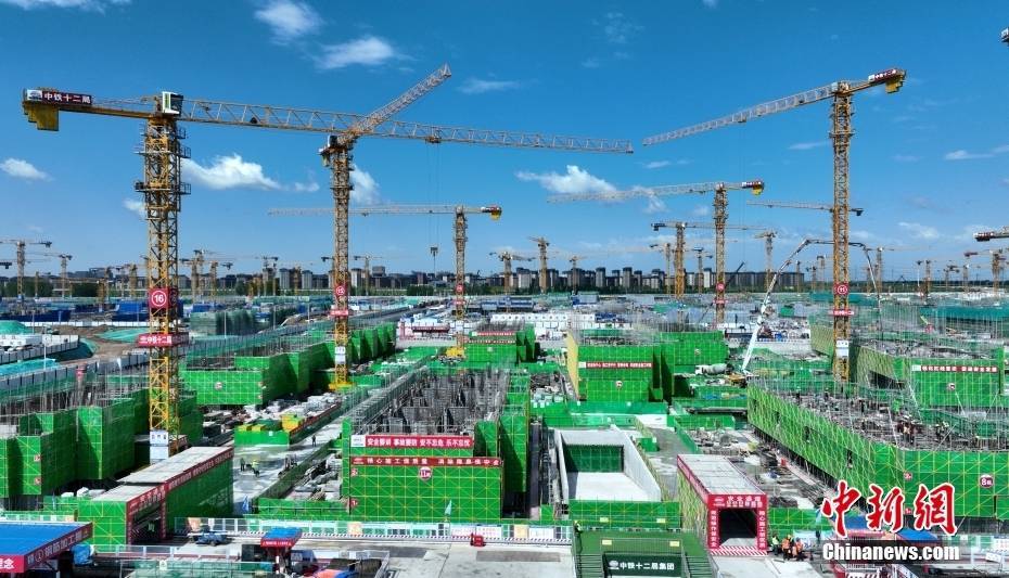 雄安新区大河片区安置房标段三项目进入主体施工阶段_工程_建设_配套