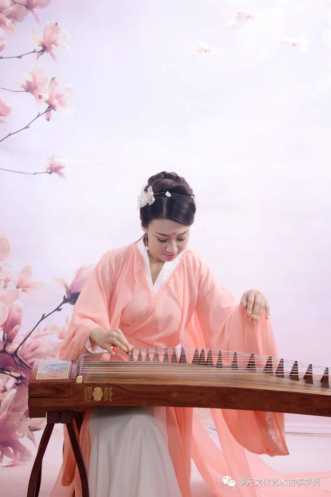 【筝演奏】筝元校长mv独奏《我愿意》_古筝_教学_中国