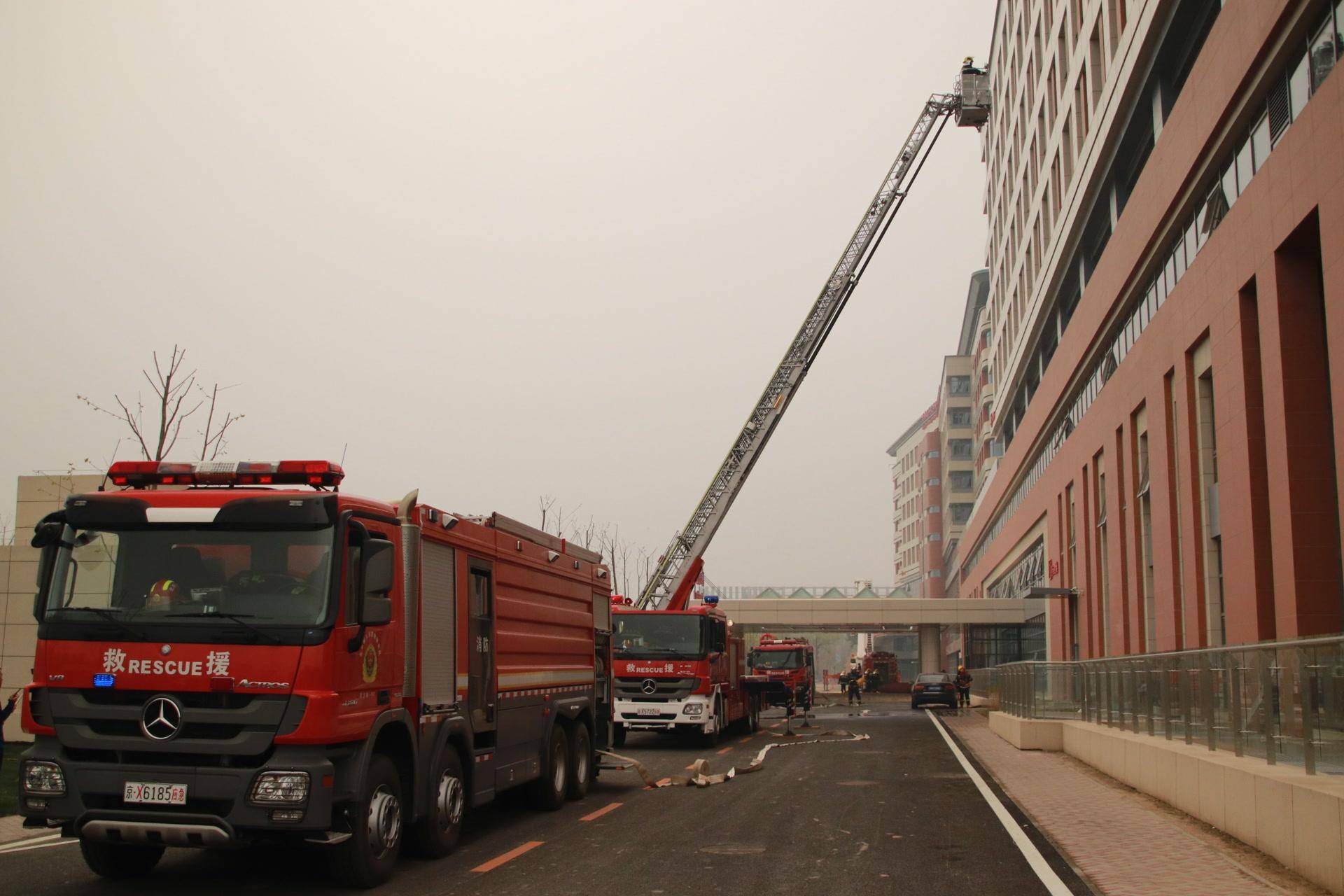 开诊在即,北京友谊医院顺义院区开展消防演习