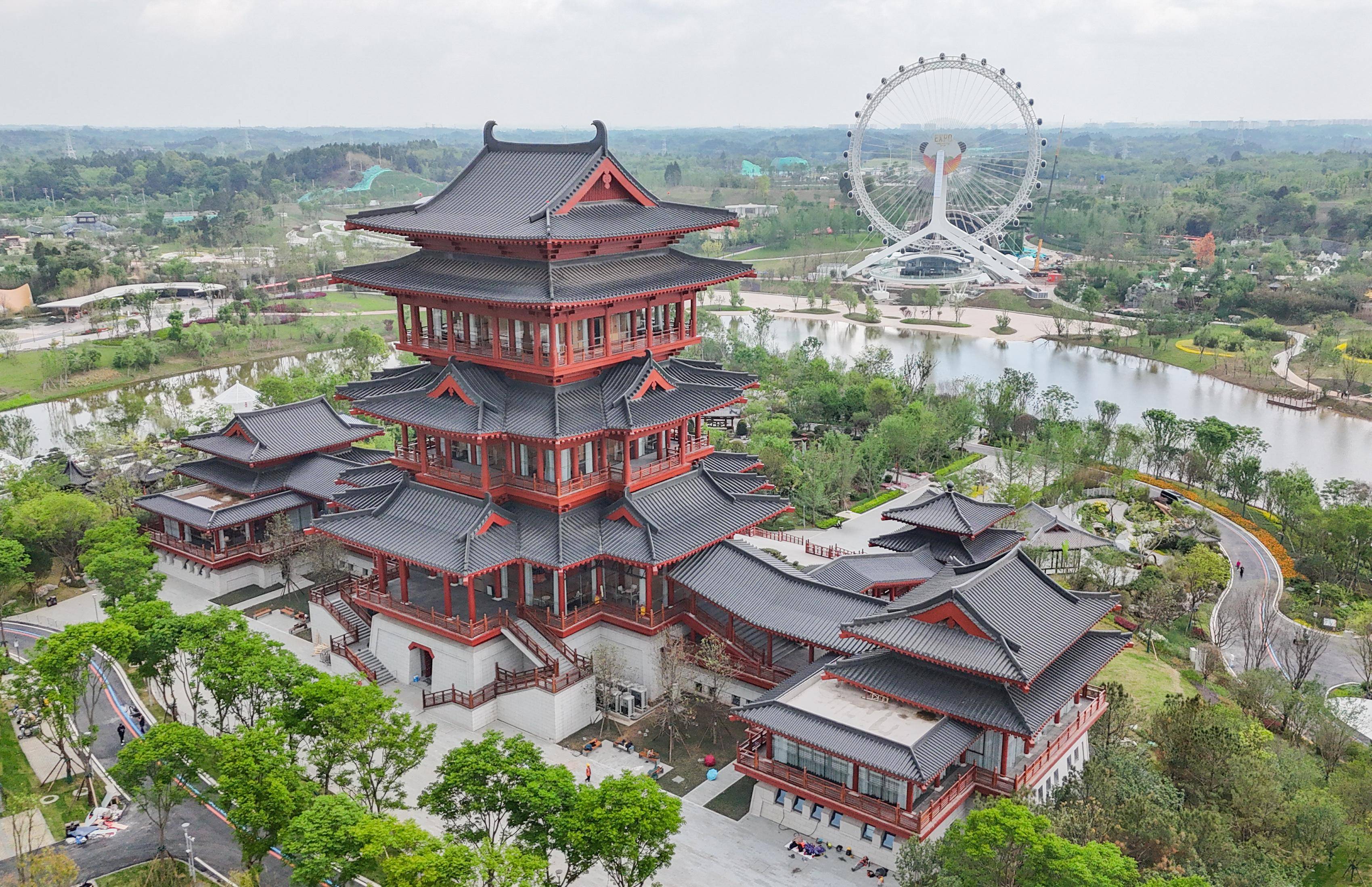 防城港世博园实景图图片