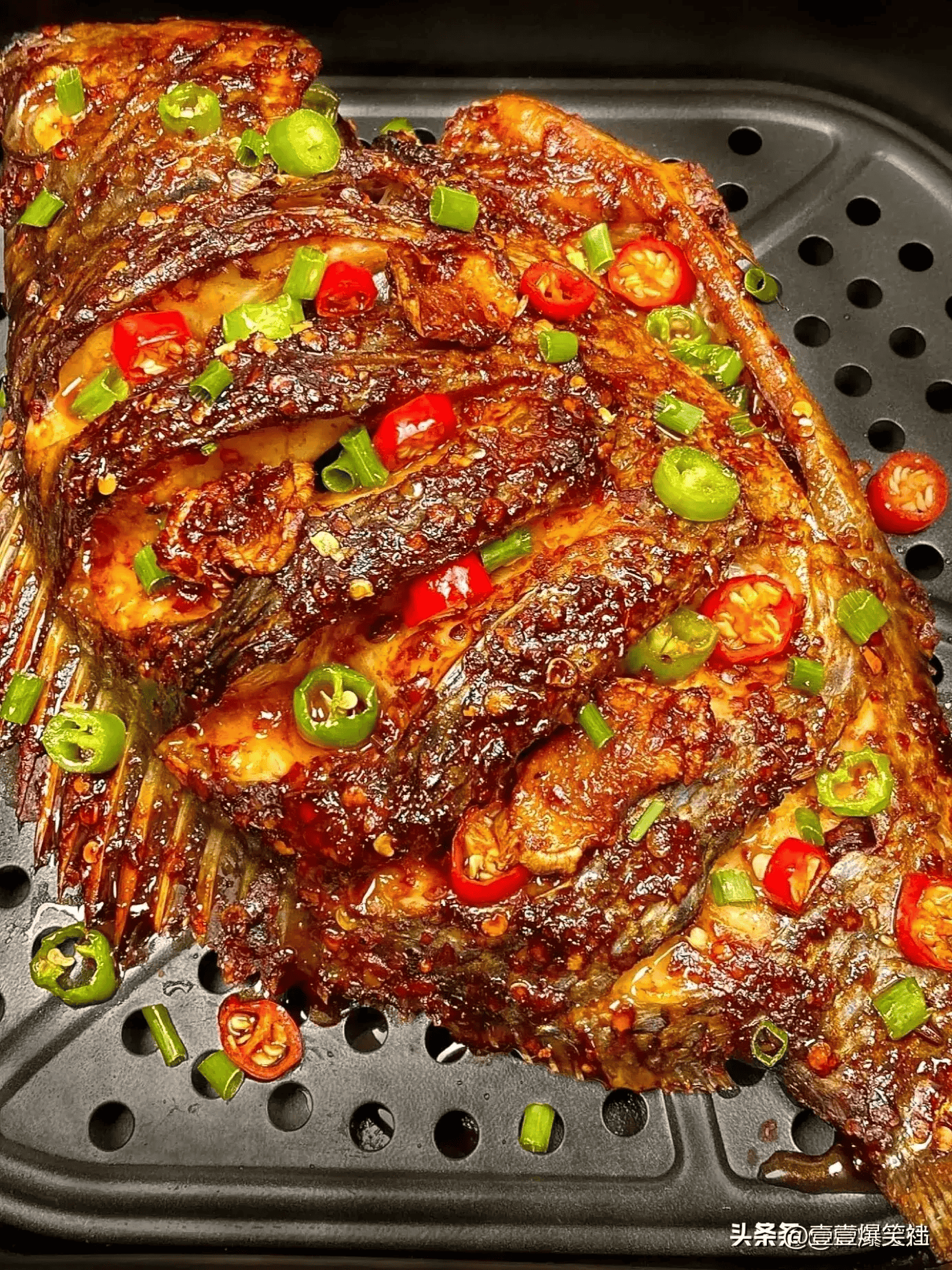 空气炸锅美食巨好吃,有空气炸锅的赶快试一试吧!_五花肉_罗非鱼_烤鸡