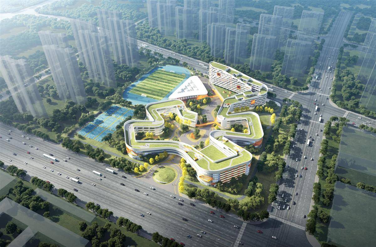 武汉外国语学校武汉新城校区开工建设