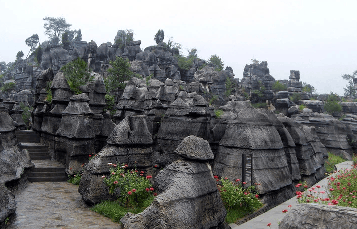 黑山谷石林门票图片