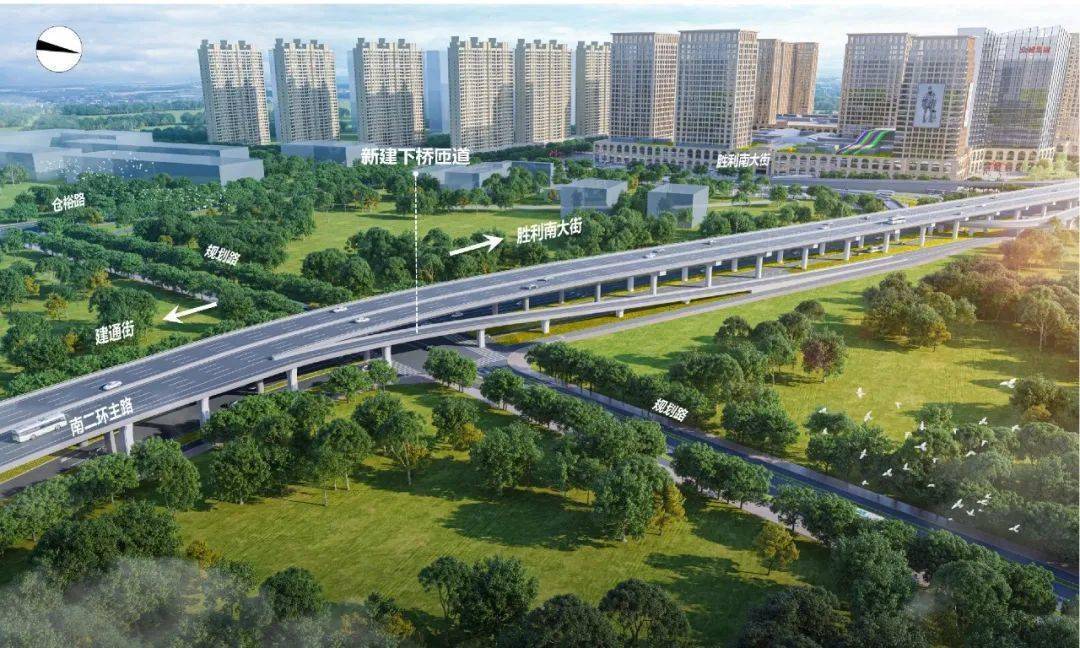 石家庄南二环,胜利大街新规划效果图公布