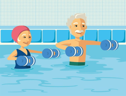 水中运动疗法可以作为治疗老年病的有效方法