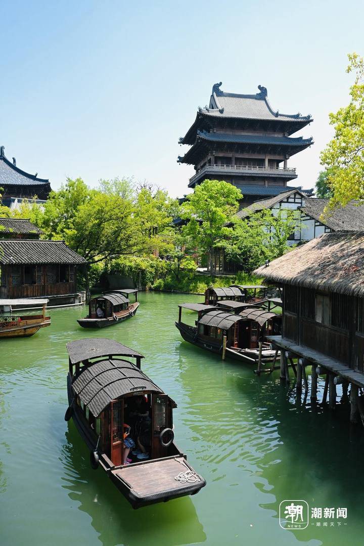 五一假期 濮院古镇水乡宜人游人如织_美景_时尚_景区