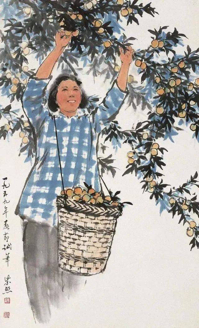 看国画里的劳动人民,真美!_上海_中国_作品