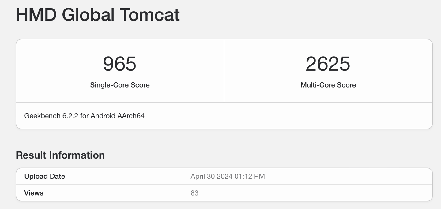终于用上骁龙 7s Gen 2，HMD Global“中高端”新机 Tomcat 曝光