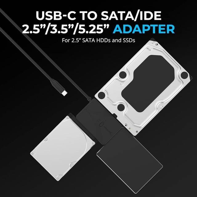 这个硬盘连接器真的绝！ Sabrent 推出 USB-DS12 易驱线