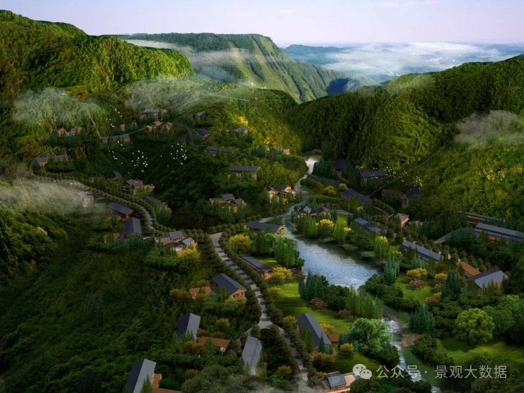 设计师真牛,ps做个"乡村鸟瞰图",收费5000!_景观_数据_feerz