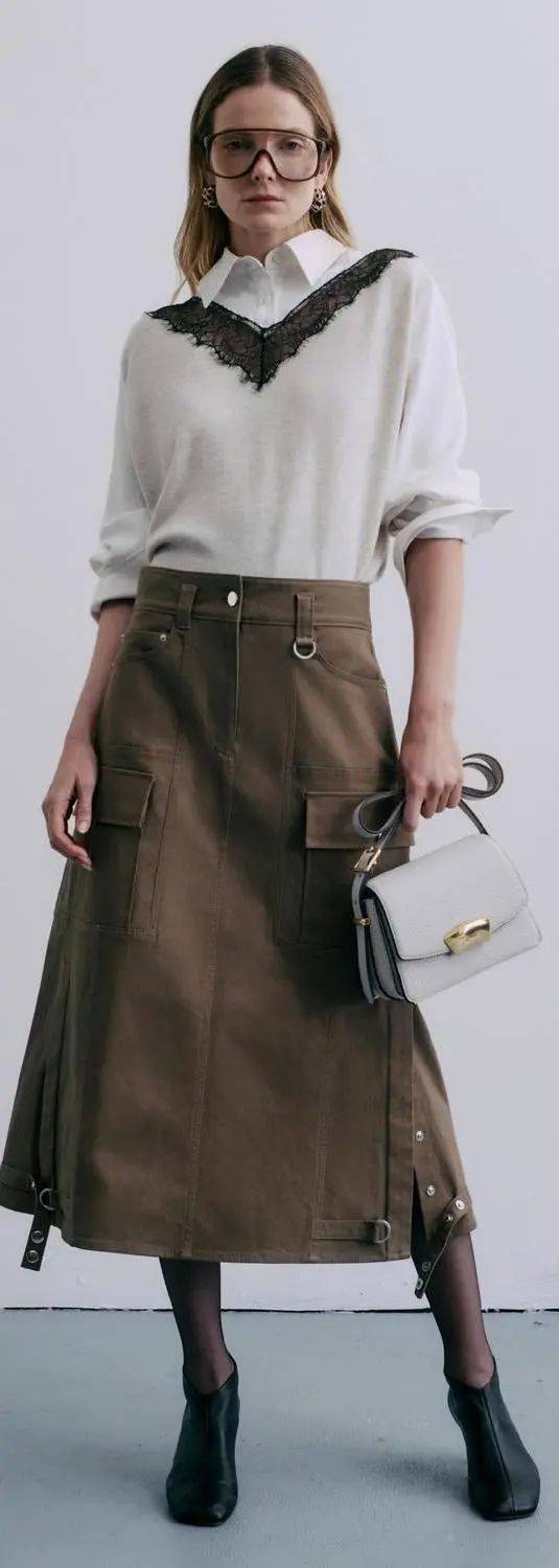 品牌phillip fall 2024 rtw粉色,粉蓝色,堆堆袜,蝴蝶结,玛丽珍小皮鞋