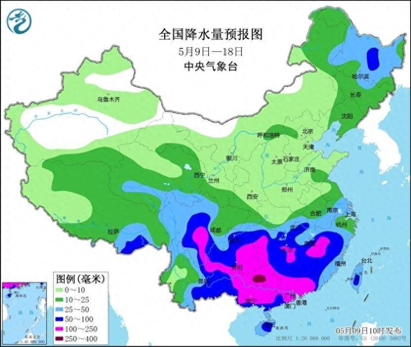 中央气象台：5月中旬南方降雨再度加强，未来10天云南气象干旱有所缓解 大部 华南 天气