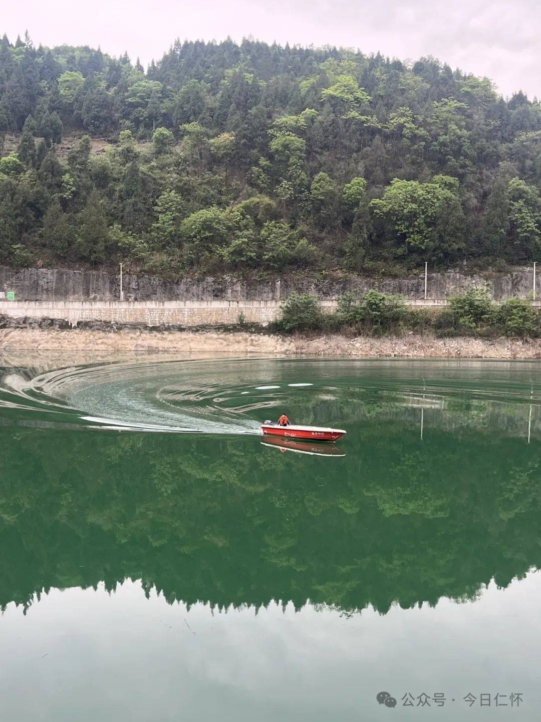 富水水库实时水位图片