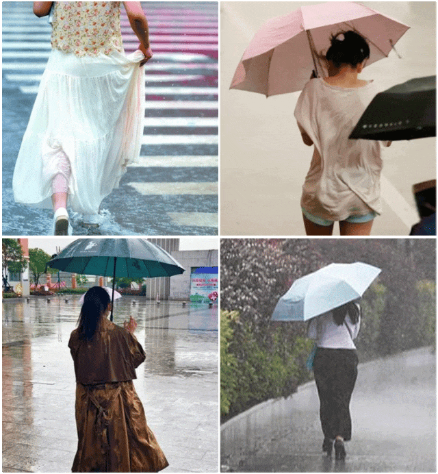 雨天通勤更是麻烦,收伞撑伞的瞬间,要是不带伞,出门不
