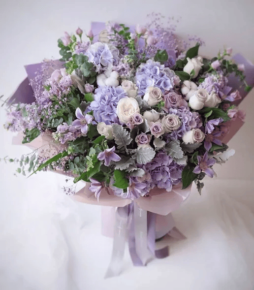 ins超美绣球花束!惊艳!_花艺_美学_植物