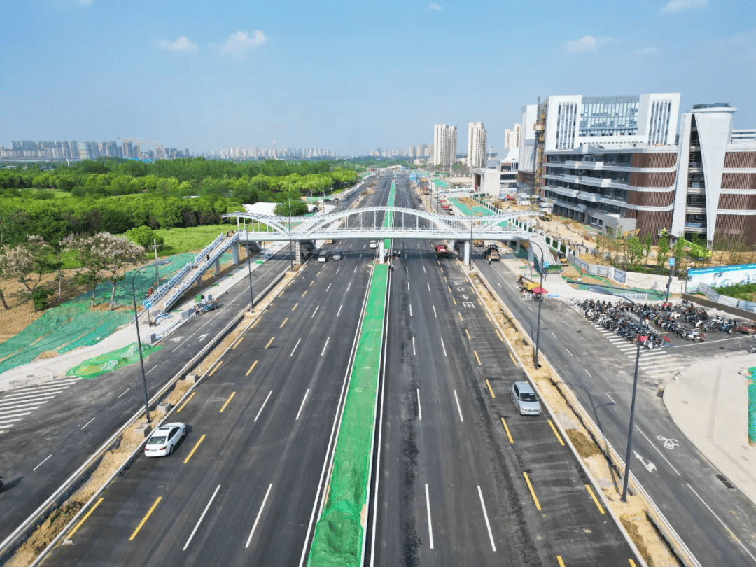 【头条】放行通车!_淝河_龙岗路_道路