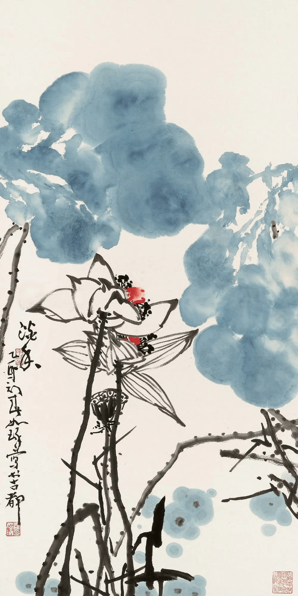 崔如琢画的荷花,就是太贵!