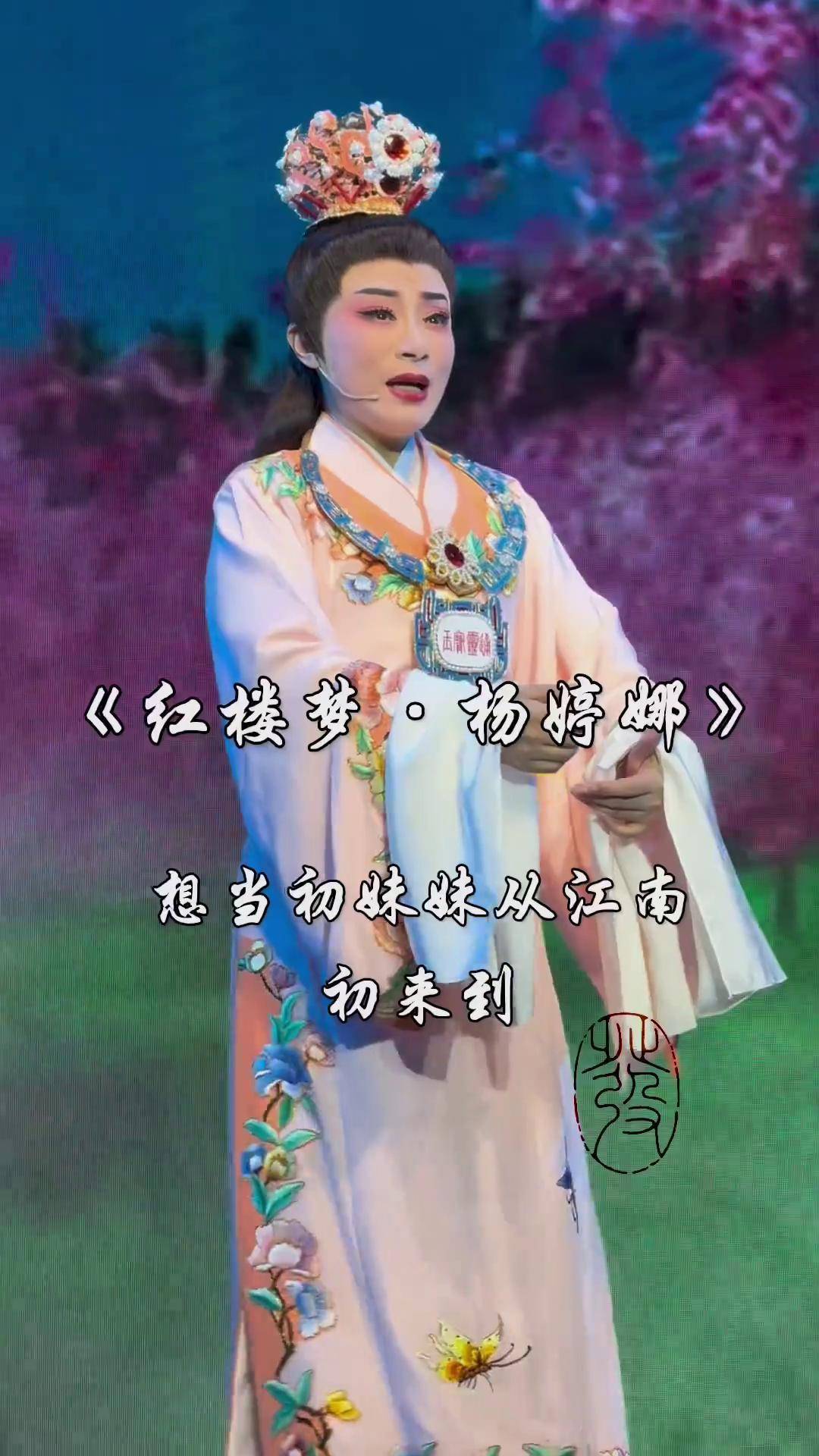 『杨婷娜·李旭丹』越剧《红楼梦·想当初妹妹从江南初来到》 越剧