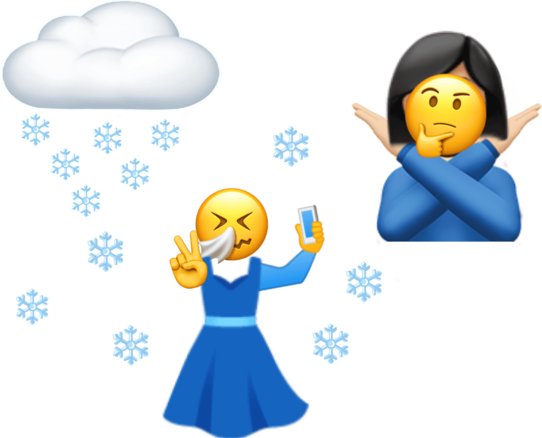 emoji表情表达一句话?图片