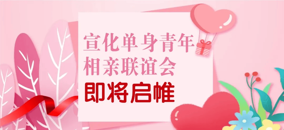宣化将举办单身青年相亲联谊会！时间、地点→
