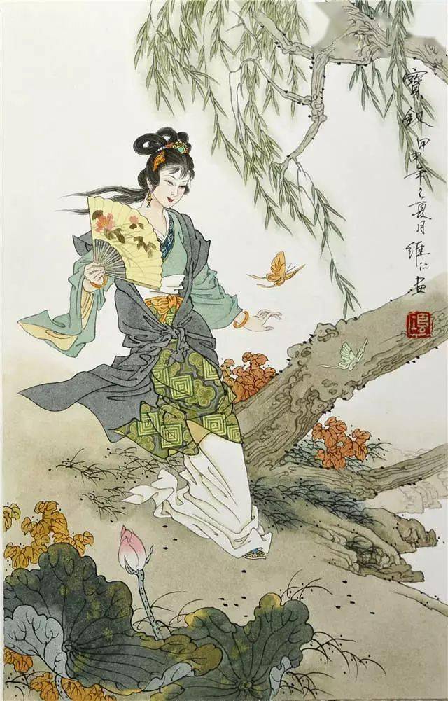 唯美彩墨勾勒中国故事,项维仁工笔画欣赏!