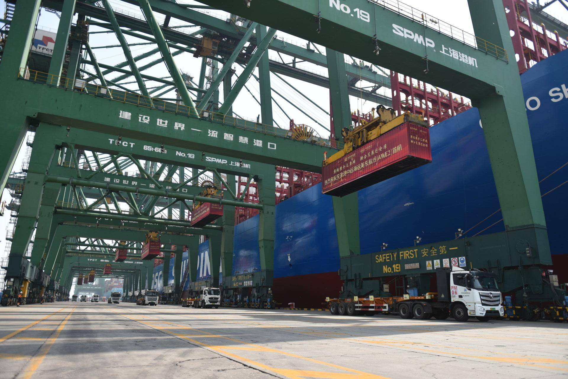 天津港新增美东航线,畅通我国北方通达美国海上物流通道