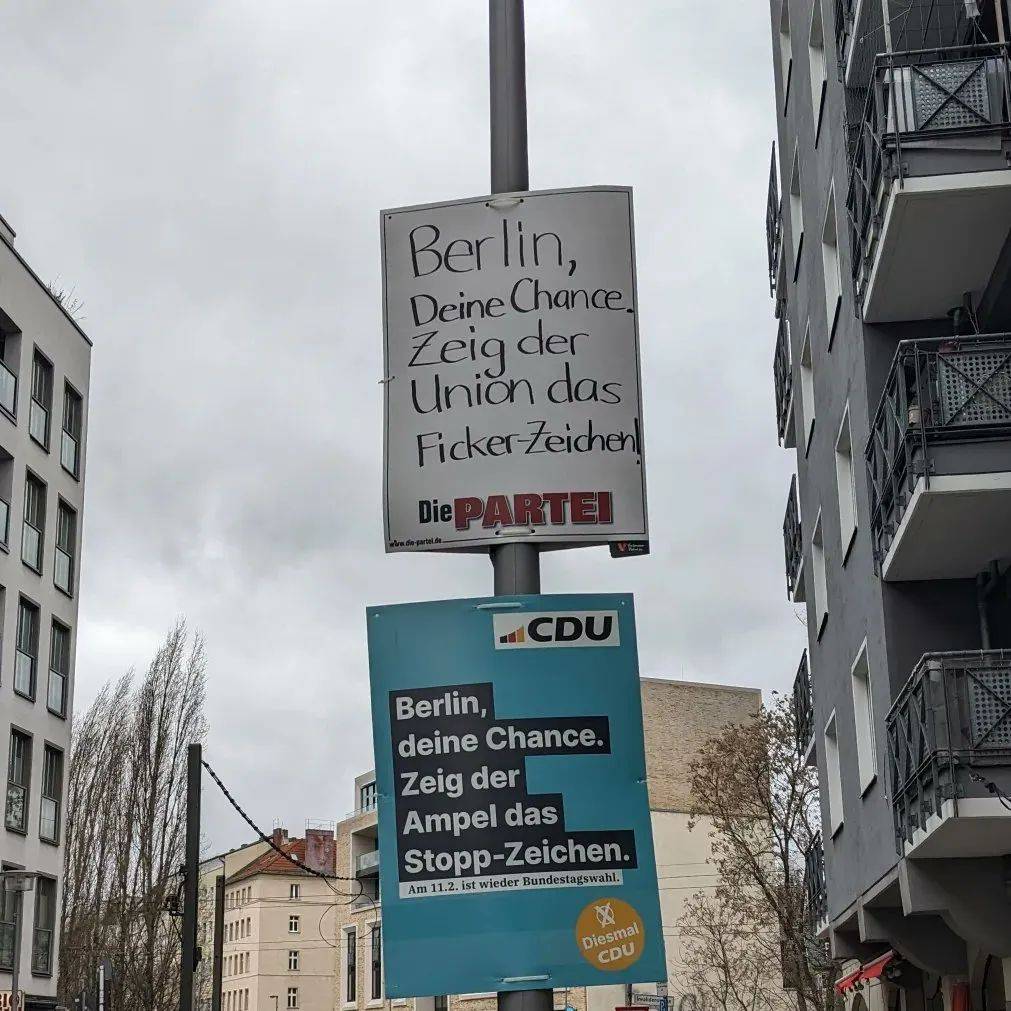 德国政治生活中的中文标语,就跟外国人爱用的中文纹身一样,写的什么不