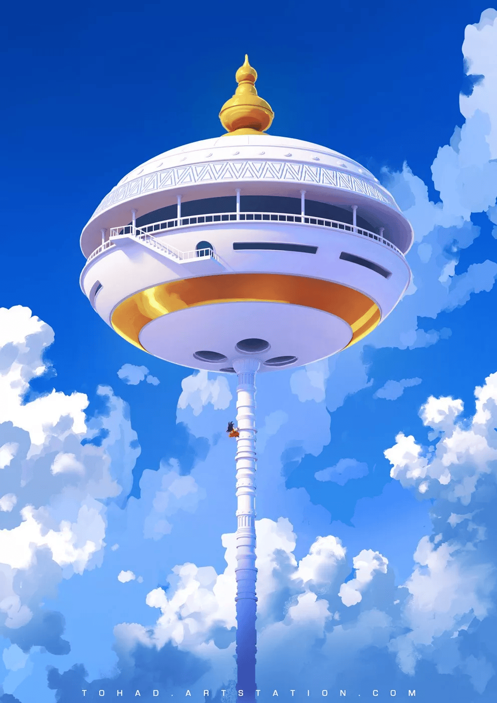 七龙珠 卡林塔!悟空正在往上爬.来,猜猜这石像来自宫崎骏的哪部动画?