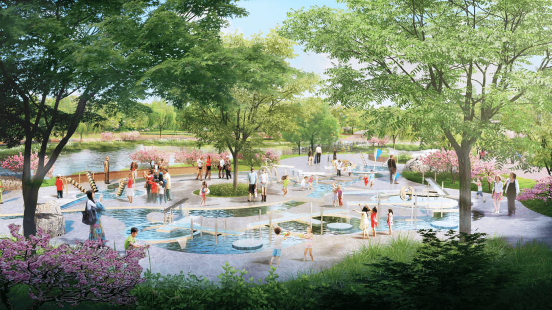 式科普体验六条净水环廊西玉河雨水湿地公园项目建设综合利用循环补水