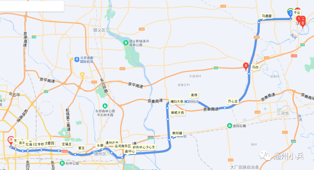 速看!地铁22号线有调整!_平谷_北京市_线路