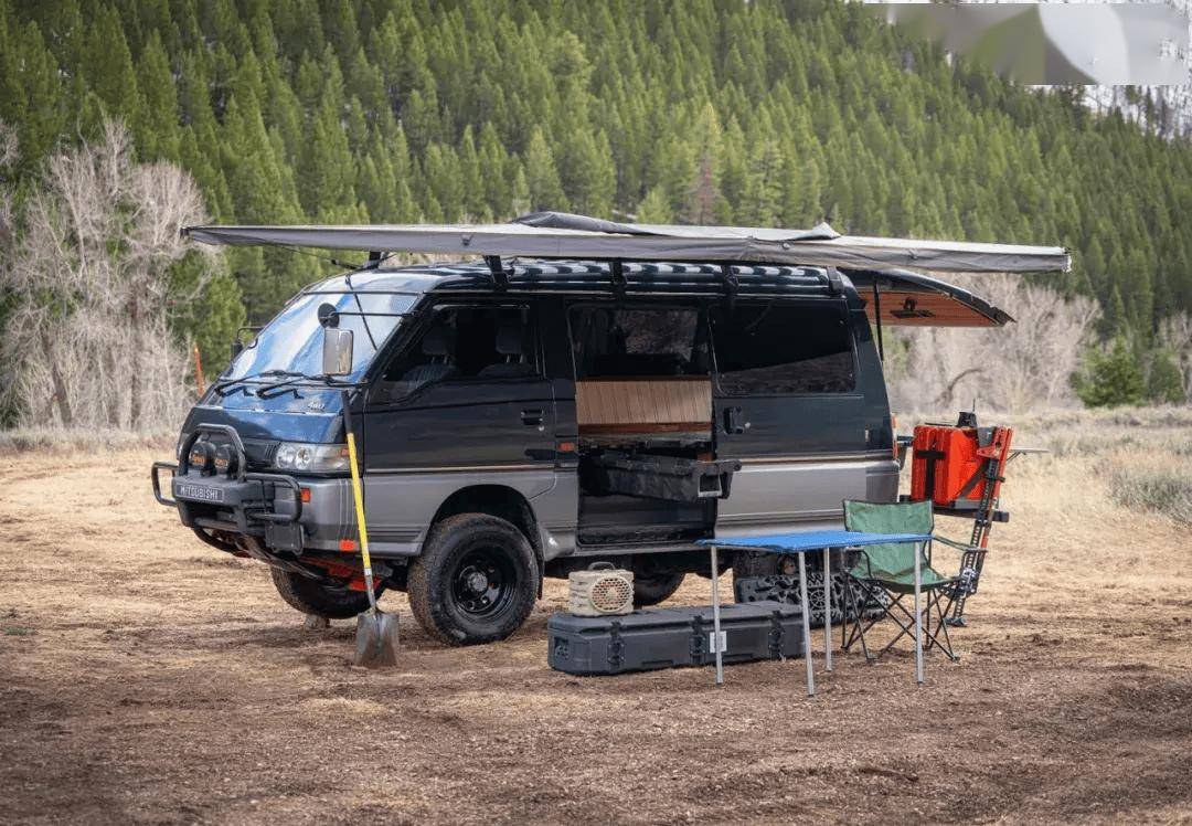 三菱得利卡四驱版!改为床车越野太爽了