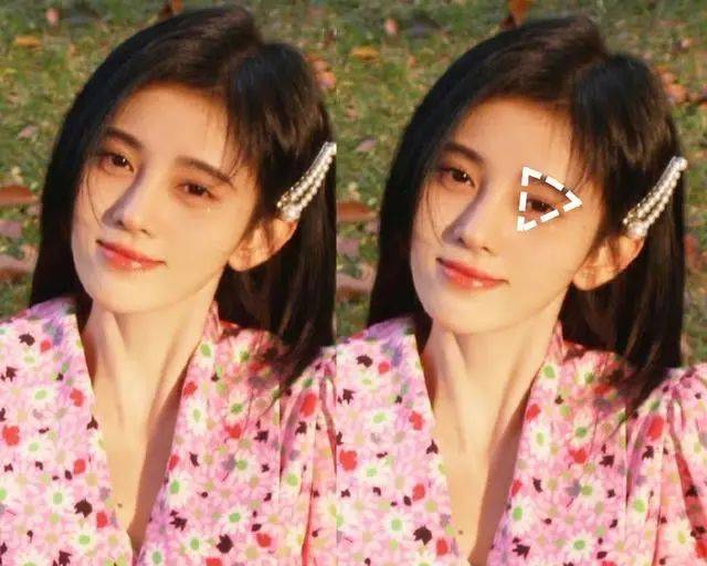 鞠婧祎眼妆,四步拯救扁平脸!