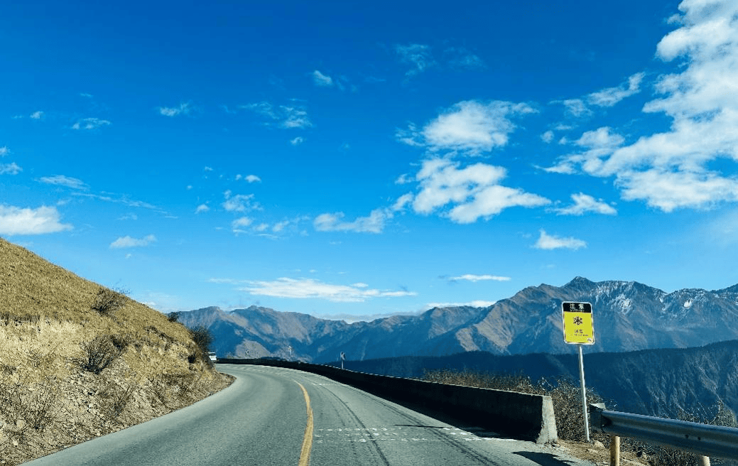 道方图说|g350川西段自驾游的无尽美景
